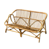 Banquette rotin