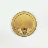 Large Mid Century Bubble Glass Ceiling Light By H. Tynell for Limburg 1960s