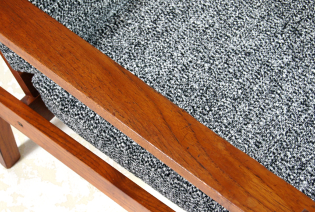 Vintage teak chair retro 1960s