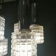 Lustre en verre et chrome par Massive Belgium
