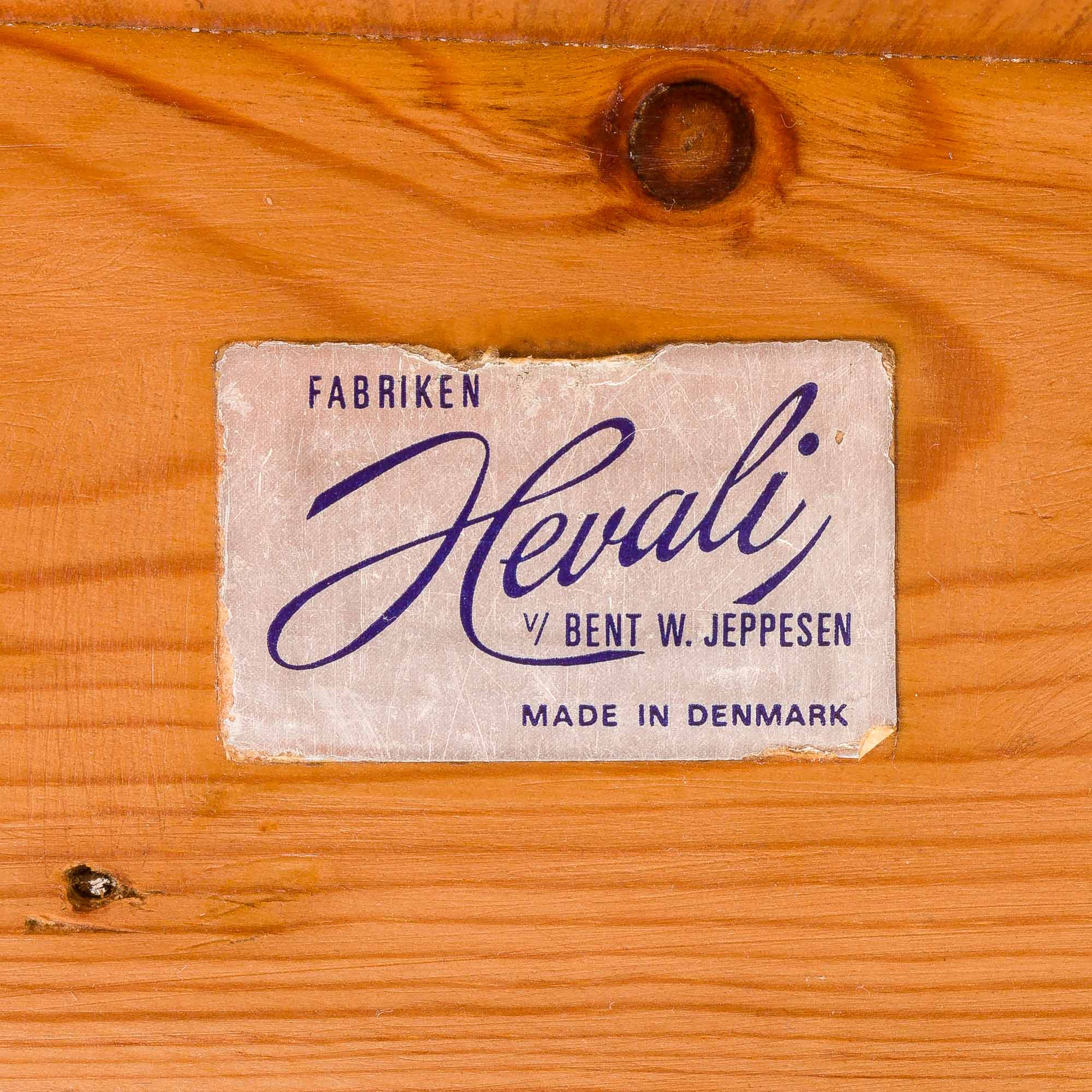 Vintage Hevali teak extension children's room bed, Denmark 1960s