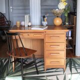 Solid wood school teacher desk