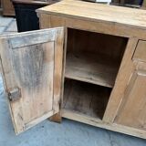 Early 20th century bar set in solid elm