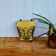 Vintage yellow formica wall storage