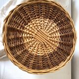 Storage chest, woven wicker basket