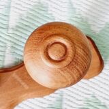 Double wooden hook