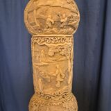 Chinese carved resin column