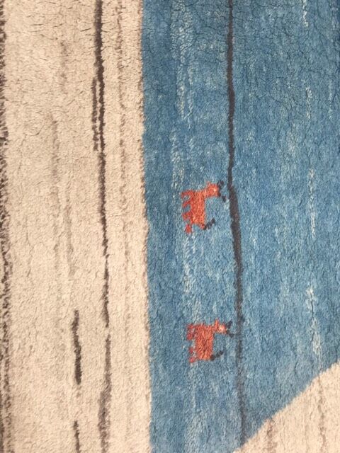 Persian carpet Gabbeh Modene handmade 218x358 cm