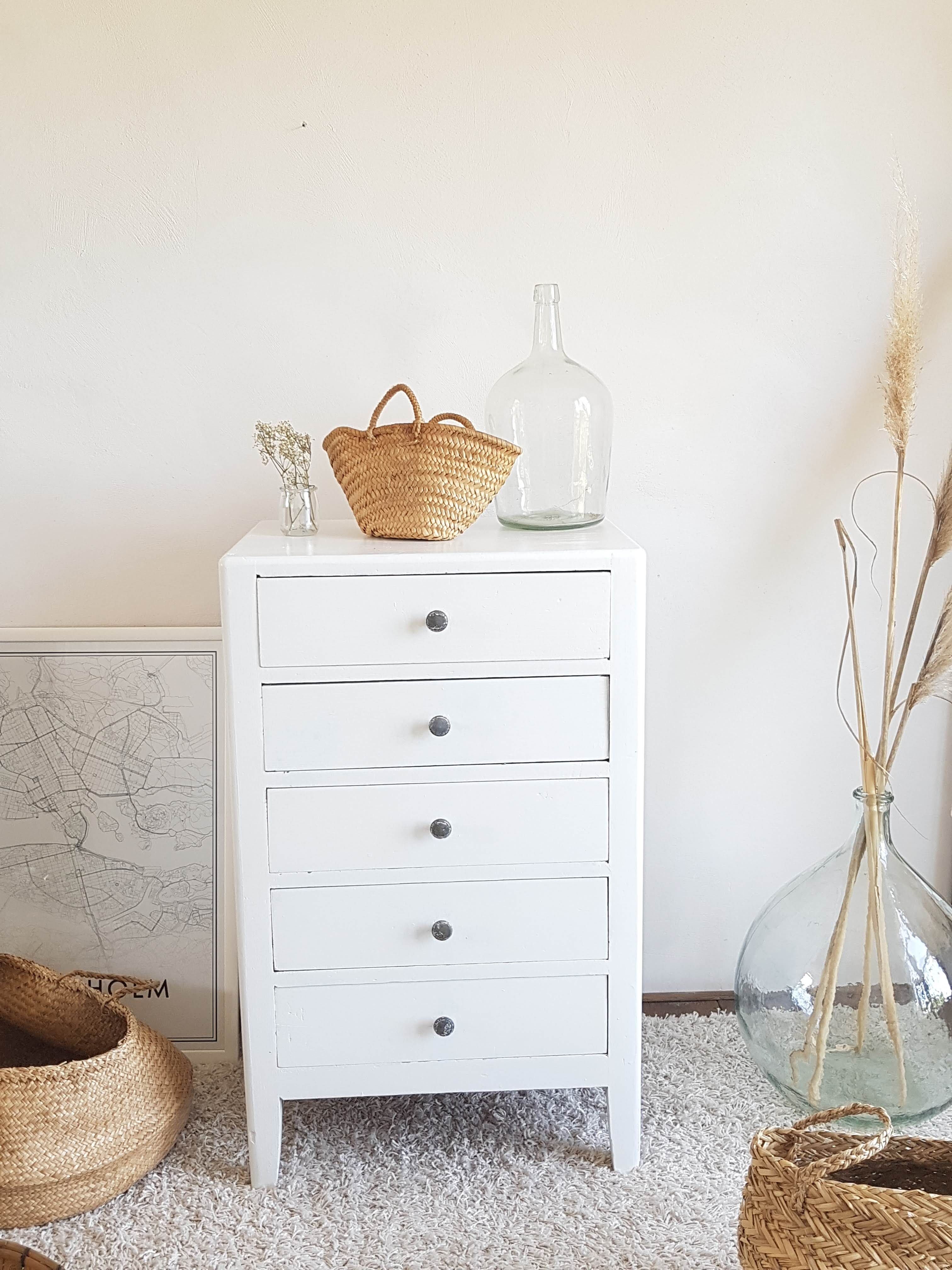 Chiffonnier  vintage wooden dresser circa 50s