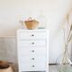 Chiffonnier commode en bois vintage circa années 50
