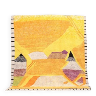 Berber Moroccan rug yellow 150/250cm