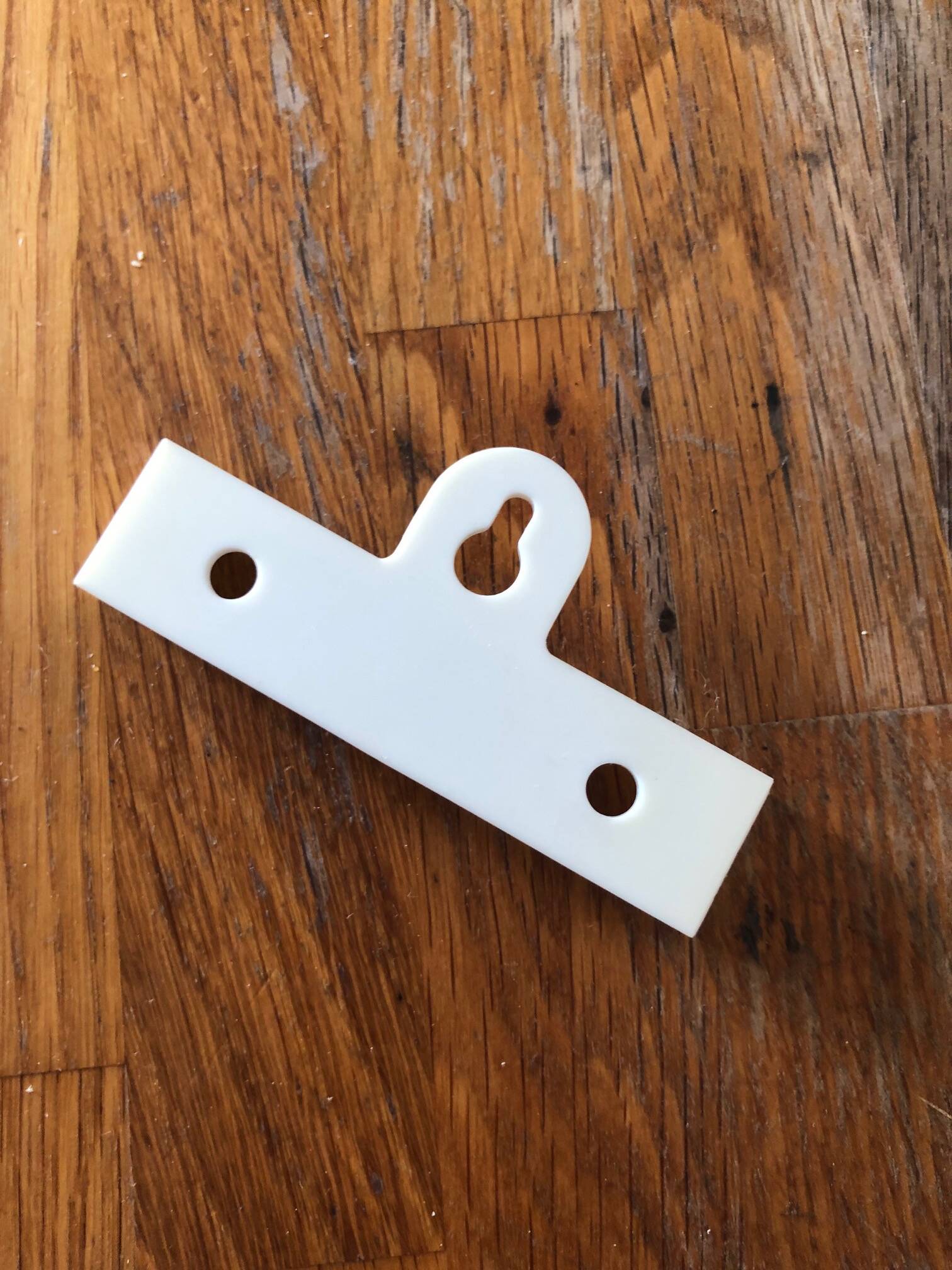 Vintage spotlight, off-white, ABS plastic, 70s