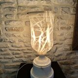 “medicis” lamp in vintage alabaster 70