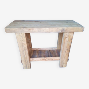 Etabli 120cm bois massif ancien