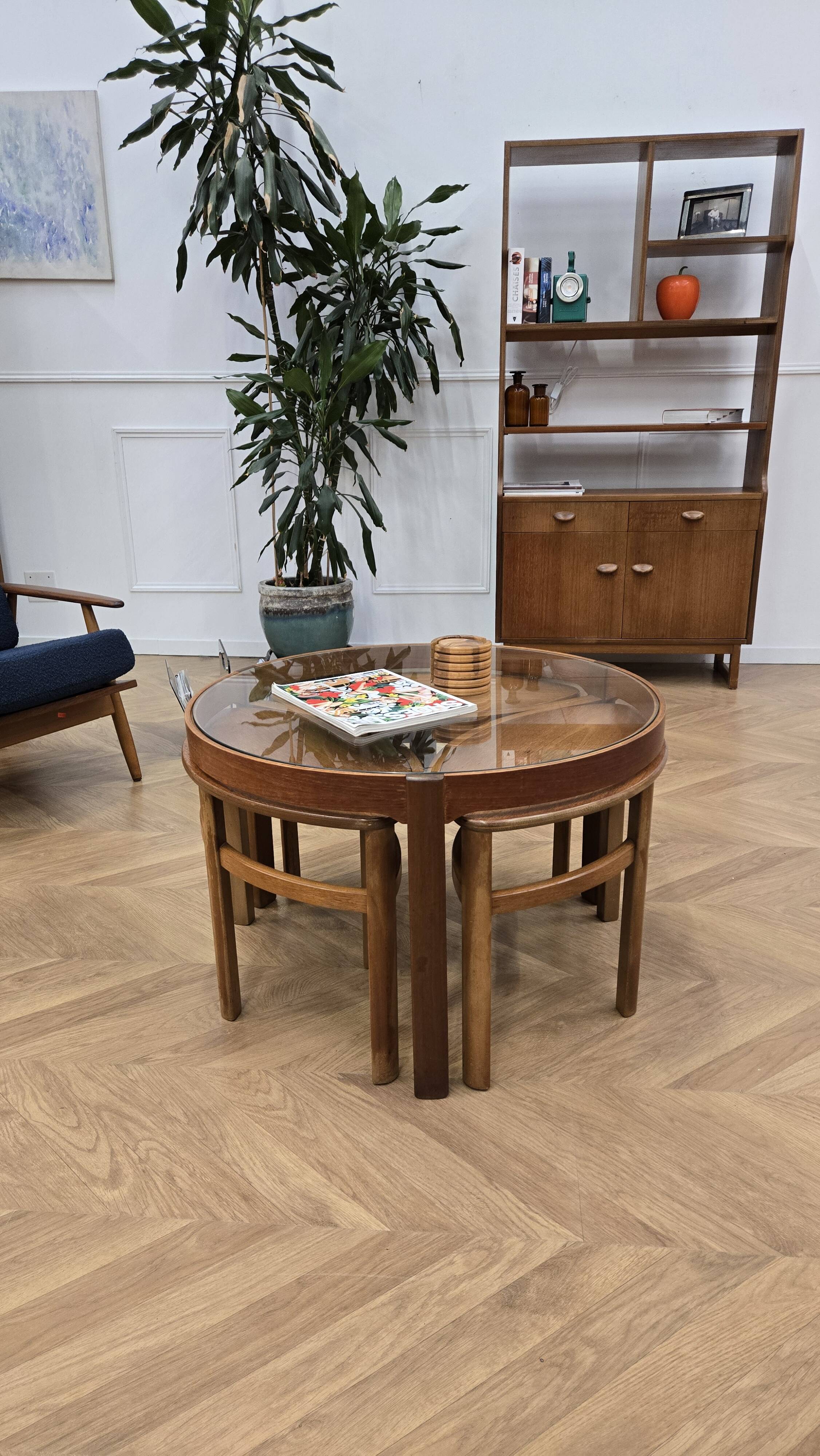 Trinity round coffee table by Nathan