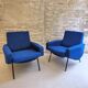 Pair of Troïka armchairs, design by Paul Geoffroy, Airborne edition.