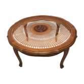 Meerary wooden coffee table and vintage canning