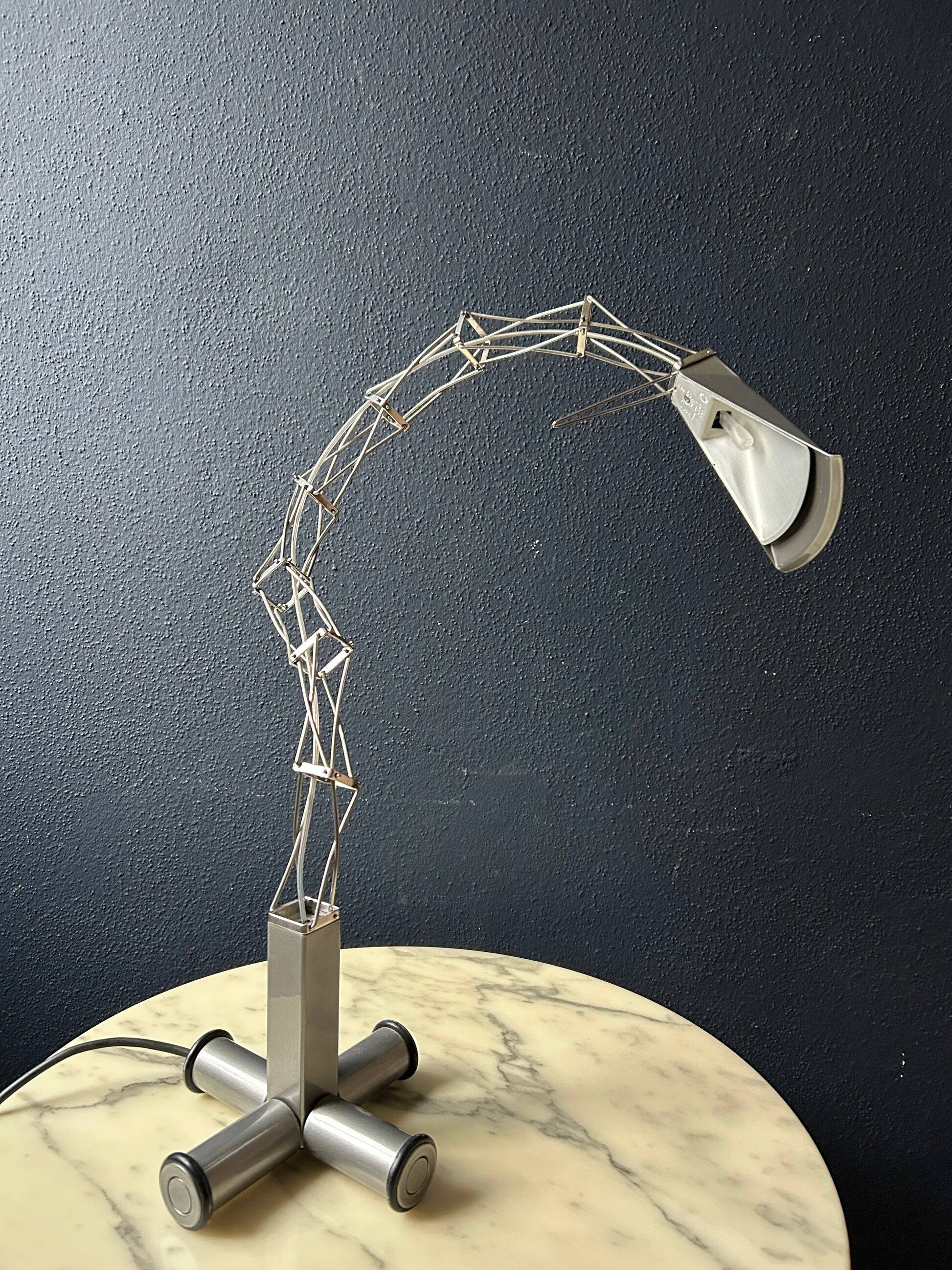 Halogen desk lamp "Multix" by Yaacov Kaufman for Lumina, Italy, 1980s
