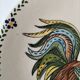Earthenware plate with polychrome rooster – Martha Kołodziej – 2004