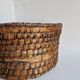 large straw basket banneton folk art bread bakery