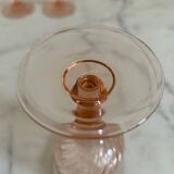 Set of 10 Rosaline Luminarc water glasses