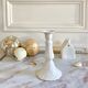 Antique porcelain candle holder