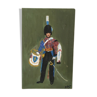Painting infantry oil