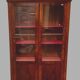 Louis Philippe display case in mahogany and mahogany veneer 19th century