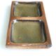 Empty stonescape pocket by Pierre Digan, green enamel, 60s