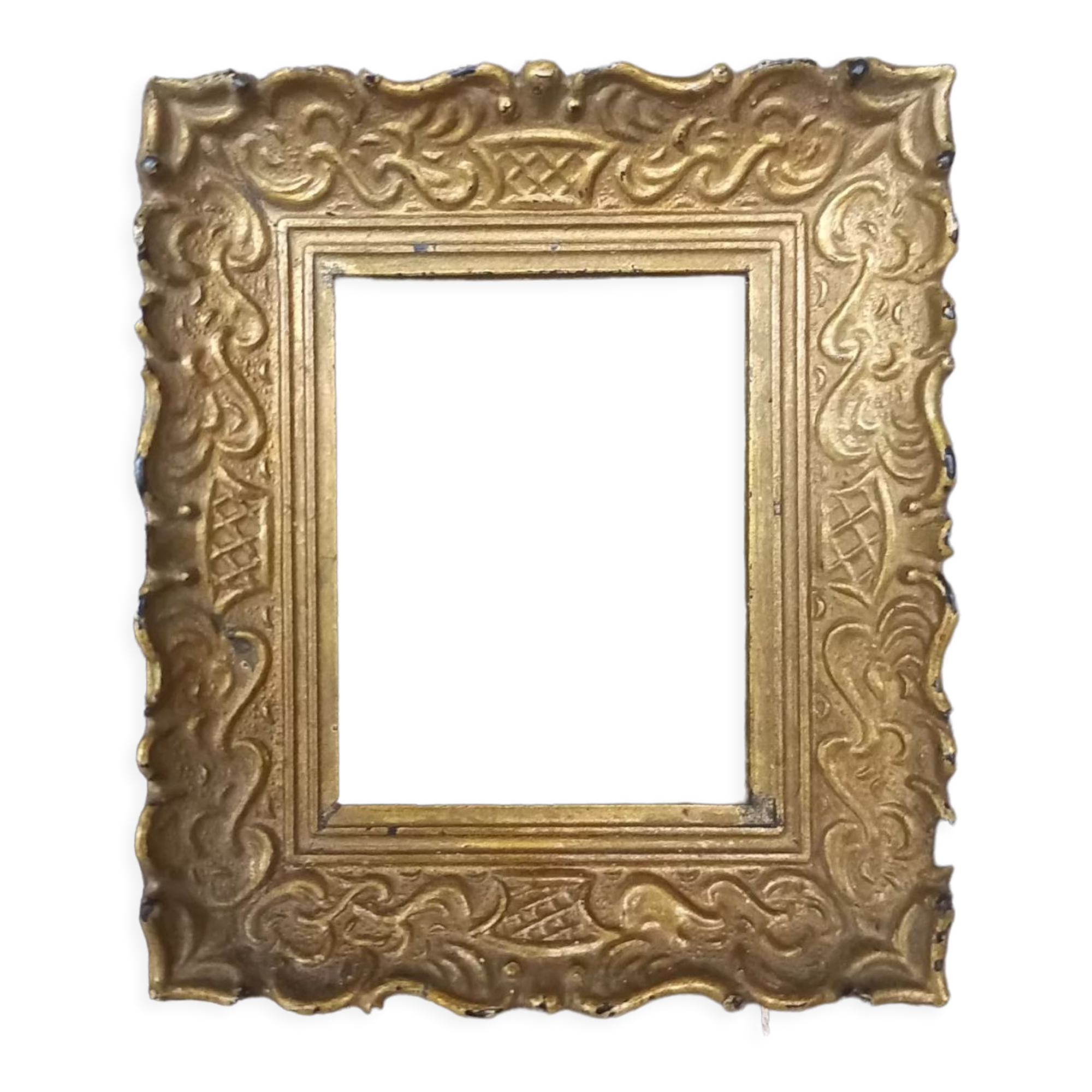 Golden frame 6x7cm