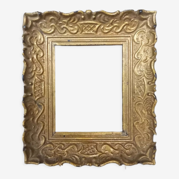 Golden frame 6x7cm