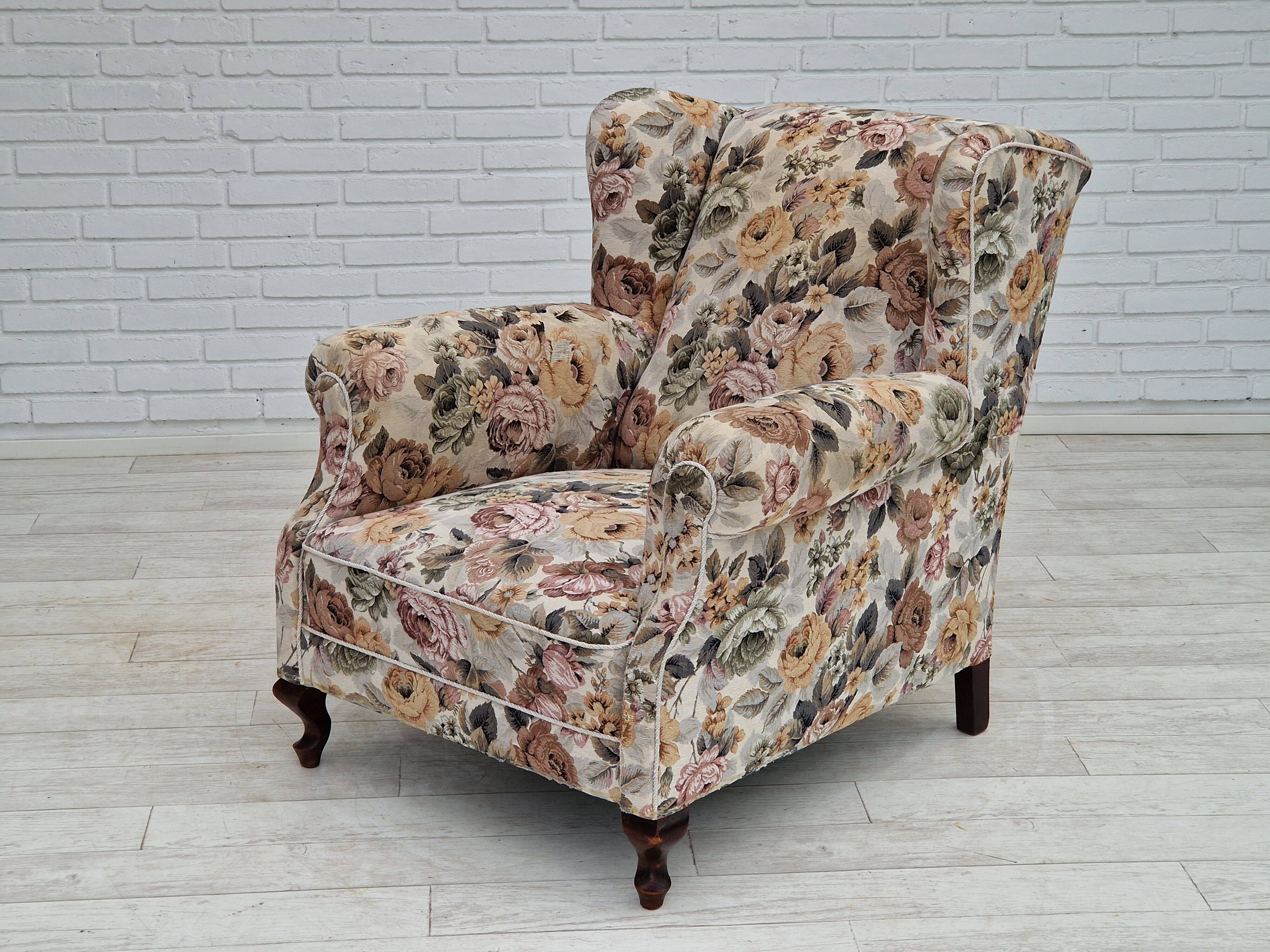 1950s Danish armchair in fabric