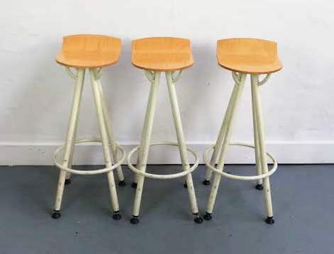 Tabouret d'école vintage