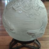 Art Deco suspension globe/fish decor