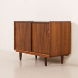 Danish small rosewood sideboard attributed to Hundevad, 1960s