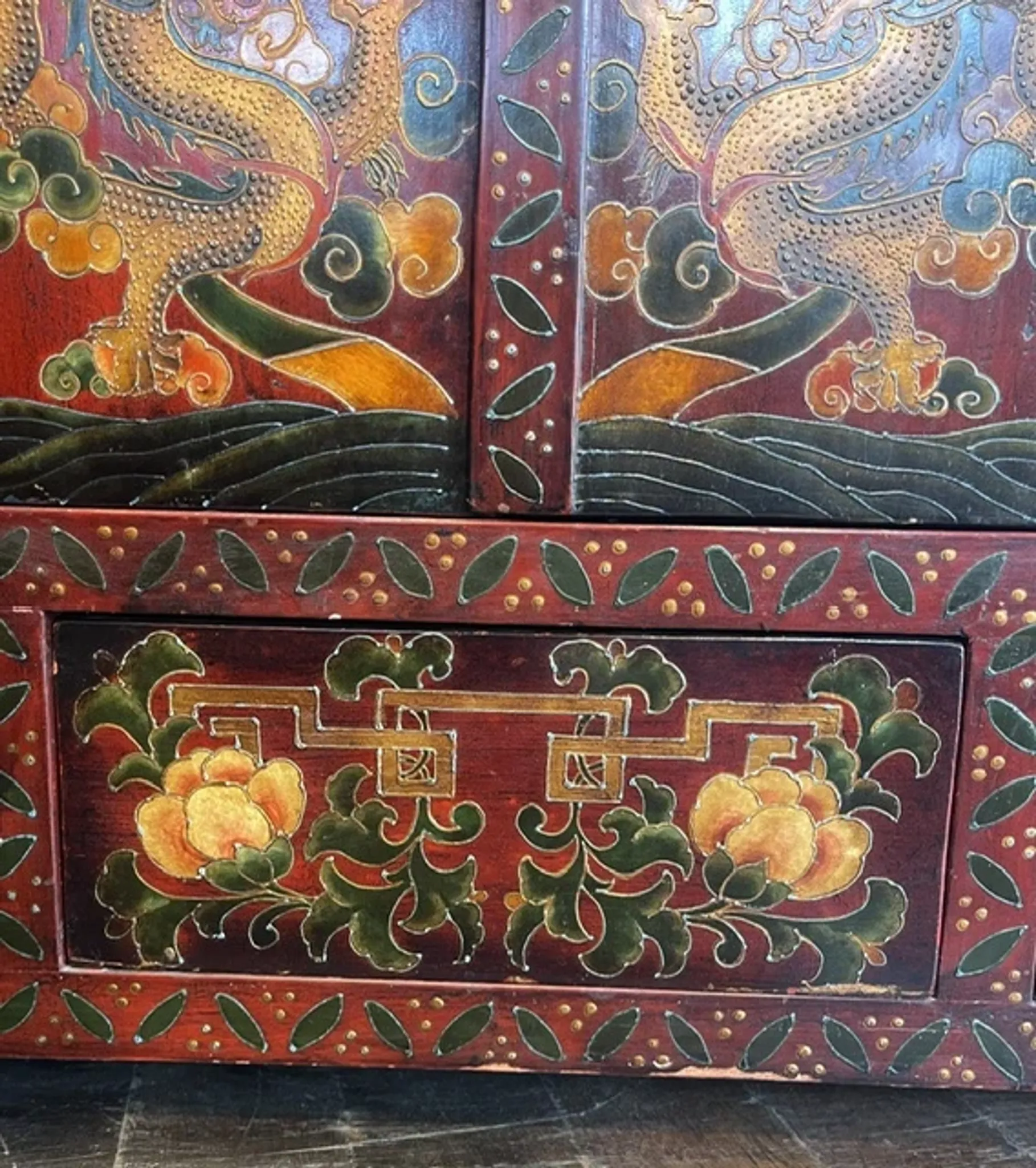 Tibetan buffet motifs