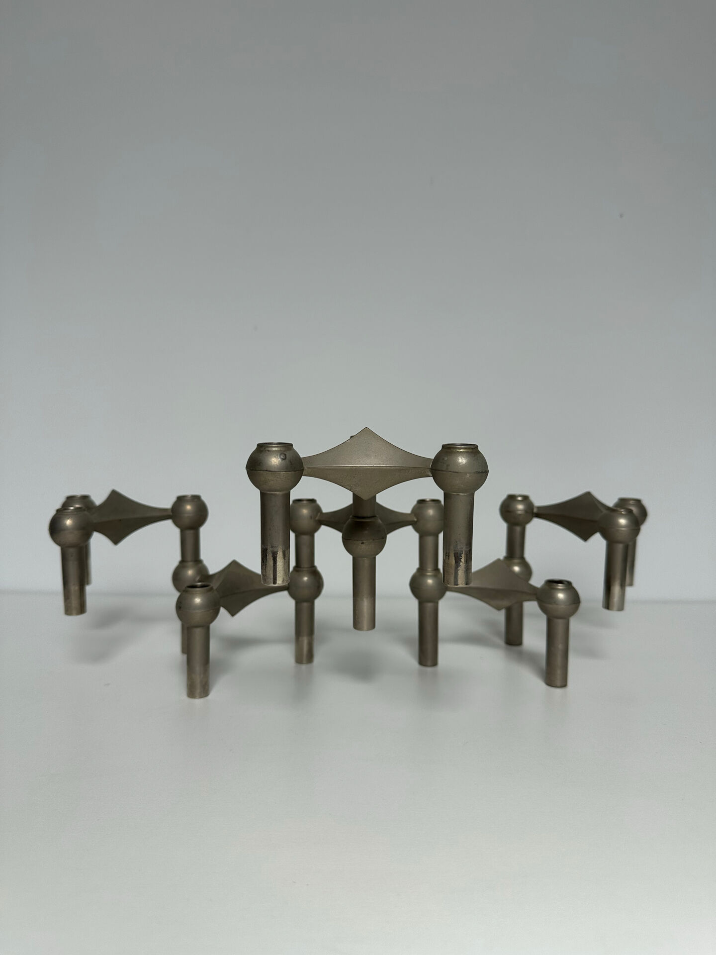 6 Nagel S22 candle holders, vintage