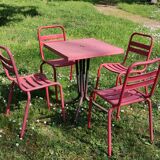 Vintage garden furniture Tolix