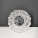 Cut crystal ball vase