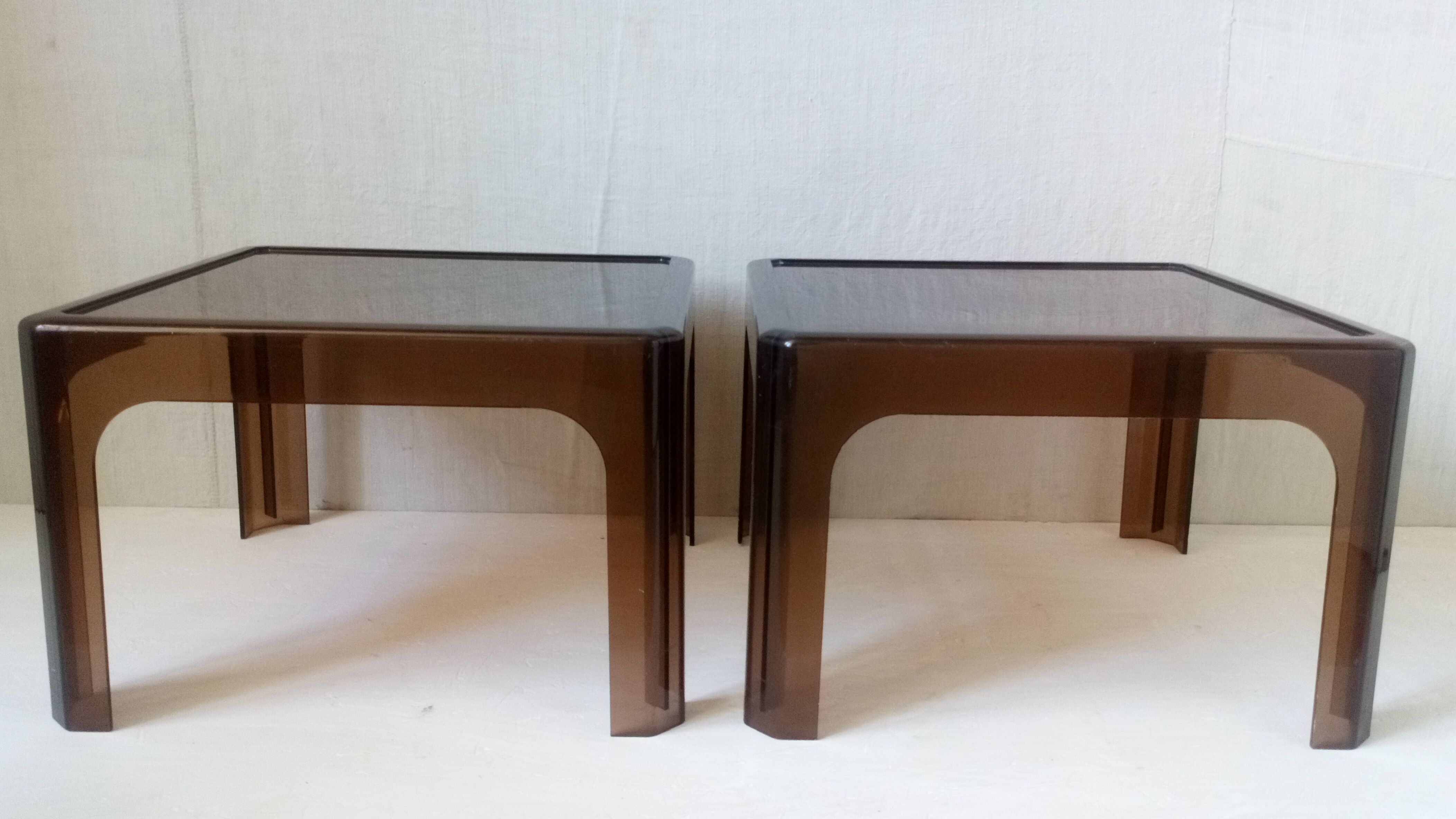 Pair of 70s coffee tables