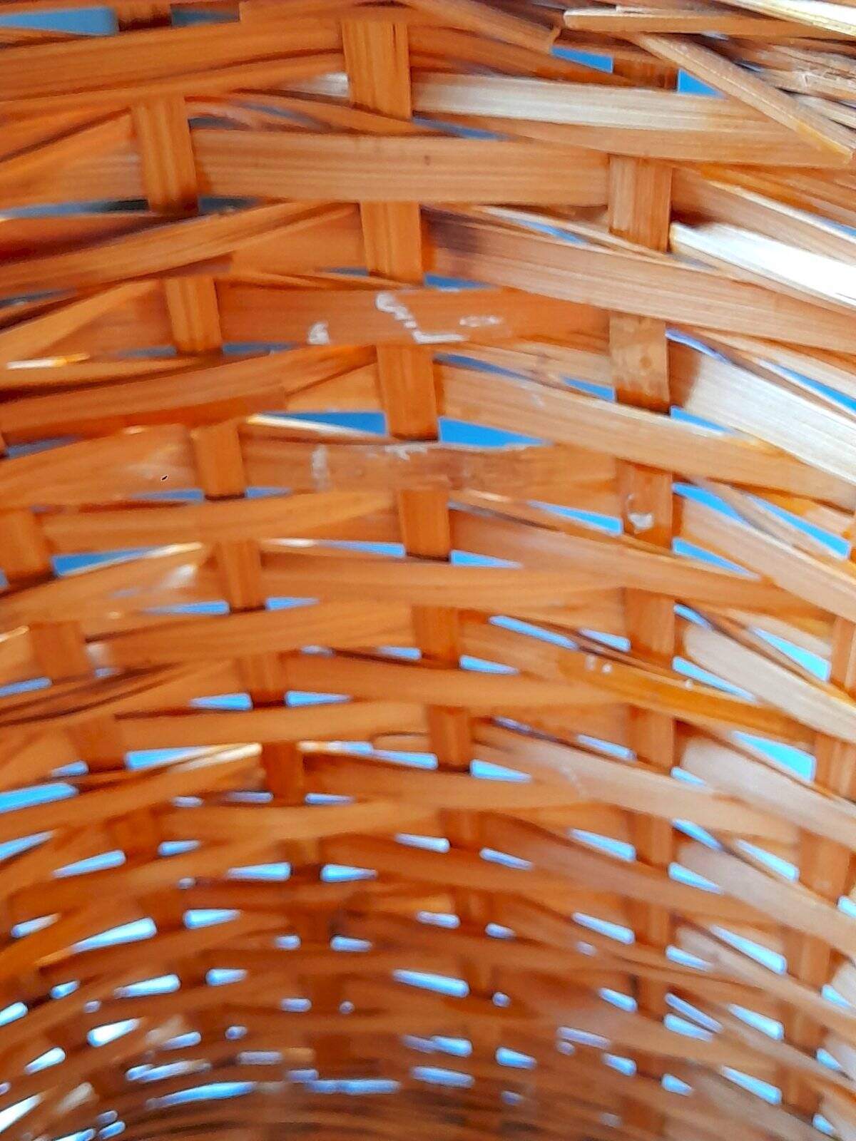 Waste paper basket or wicker plant pot