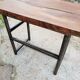 Console en bois brut