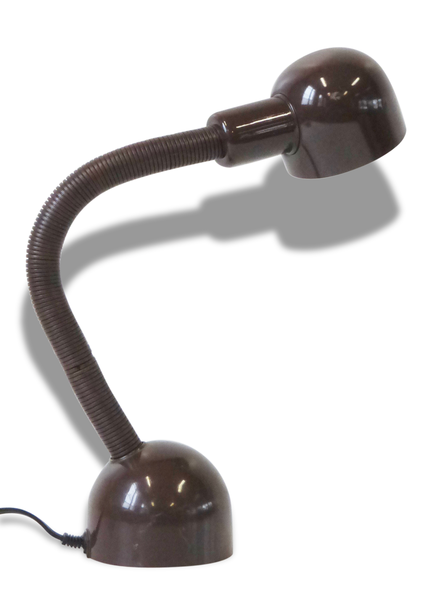 Isao Hosoe: rare snake ebi version lamp lamp to ask chocolate 1970 vintage