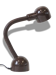 Isao Hosoe: rare snake ebi version lamp lamp to ask chocolate 1970 vintage