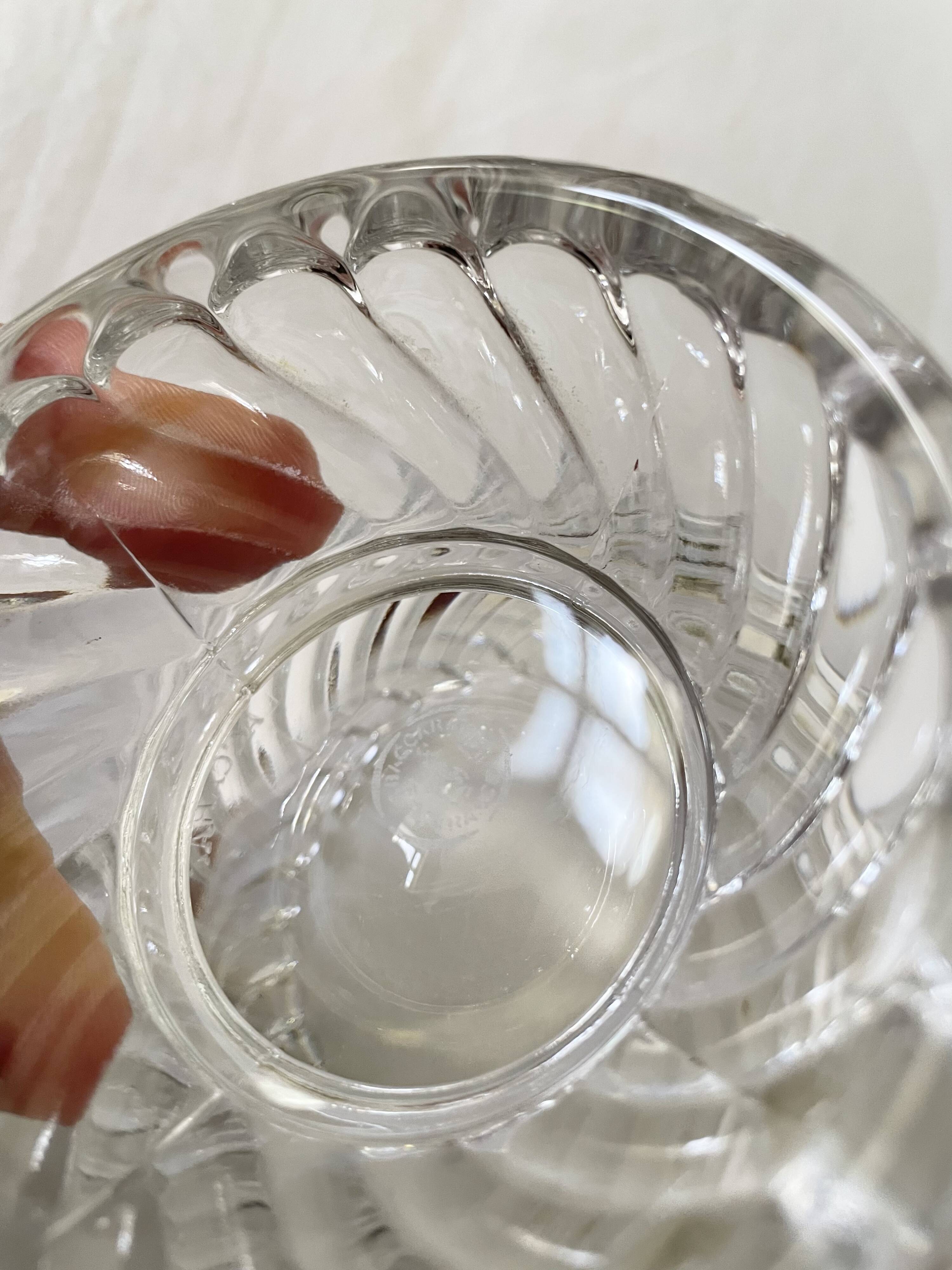 Baccarat crystal candy box, Bamboo model