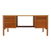 Bureau en frêne, design norvégien, années 1970, production : Norvège
