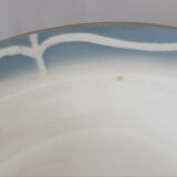 Hollow serving dish in Sarreguemines earthenware, Alesia de Digoin, French vntage, 50s