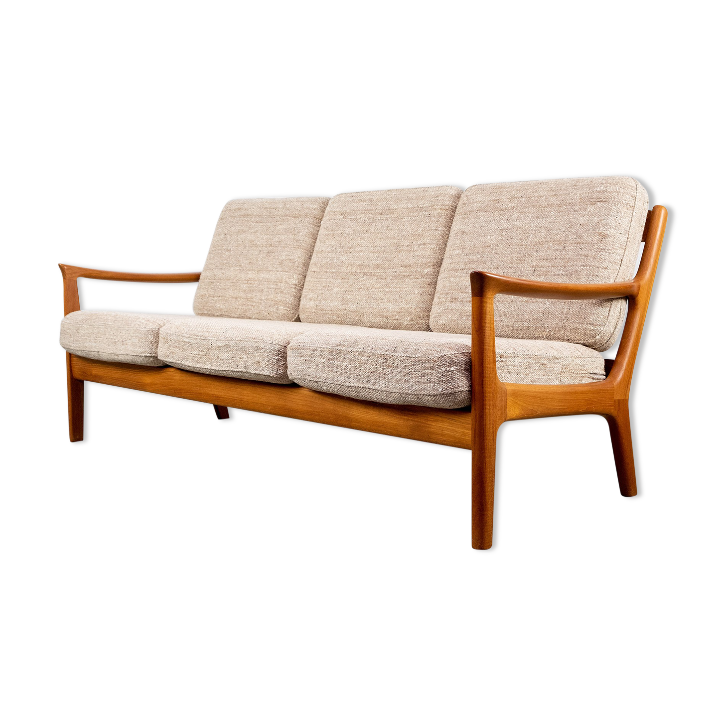 Vintage Teak 3 Seater Sofa by Juul Kristensen, 1960