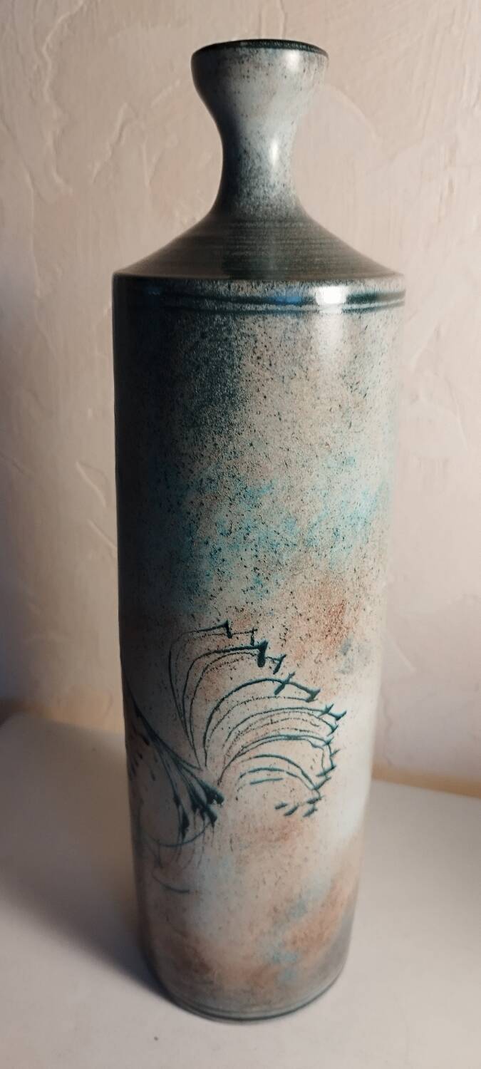 Duo de vases bouteilles en céramique Atelier Roy Montgolfier