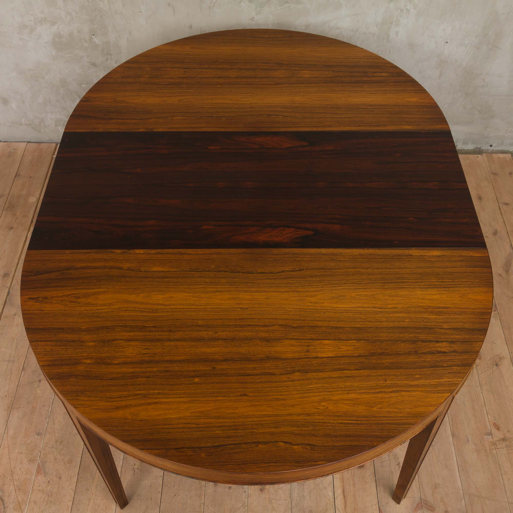 Severin Hansen Jr. rosewood extension table with 4 leaves
